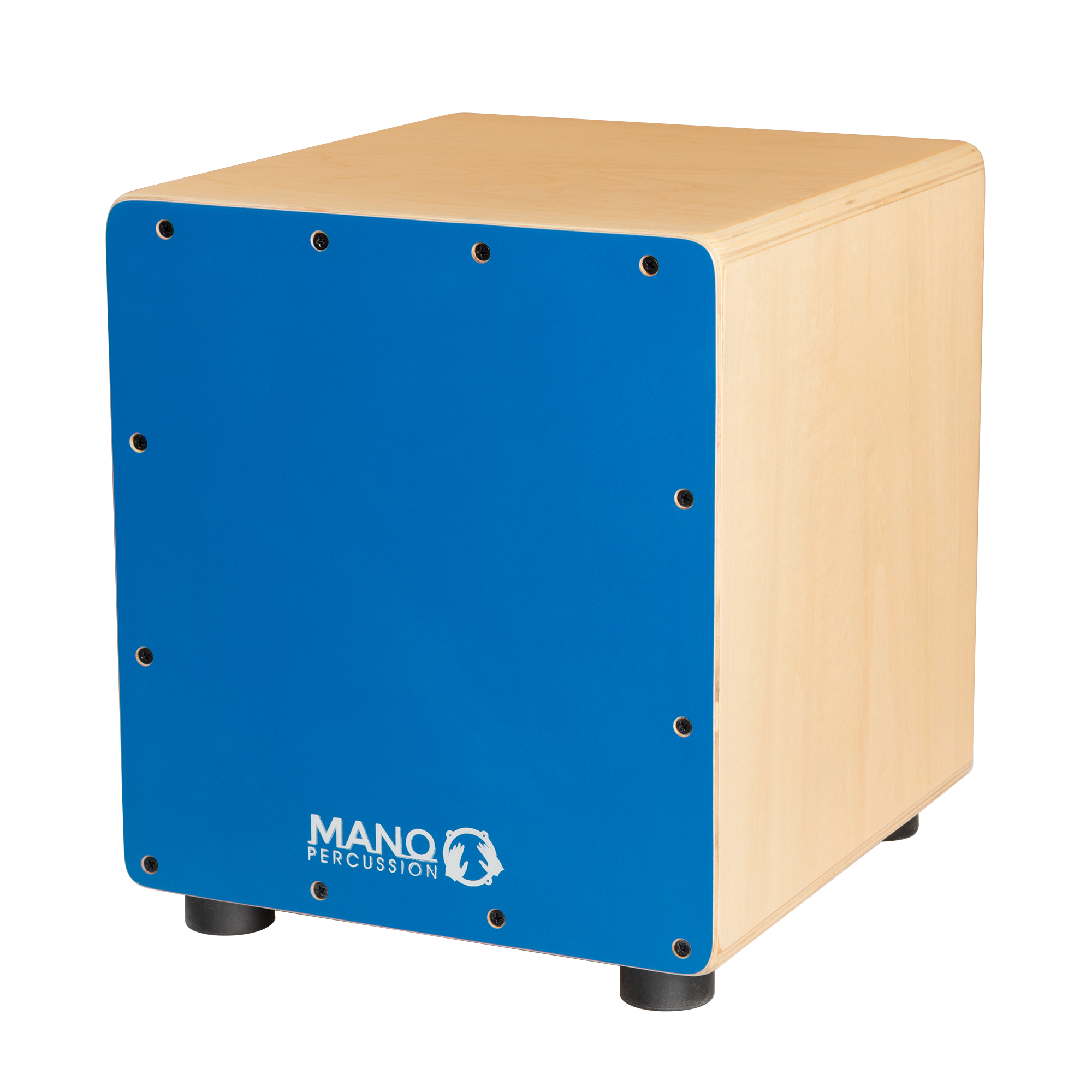 MANO PERCUSSION | MPC13B | Mini Wooden Cajon. Blue. Blue MANO PERCUSSION | MPC13B | Mini Wooden Cajon. Blue. Blue